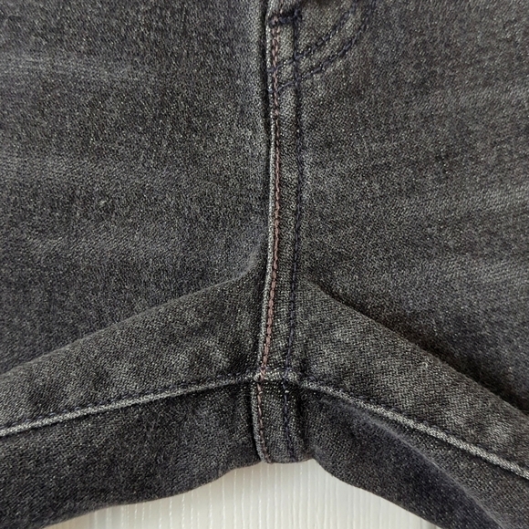 Levi's Y2K 545 Classic Low Rise Slim Fit Ankle Boot Cut Jeans Faded Black 8 - Picture 12 of 15